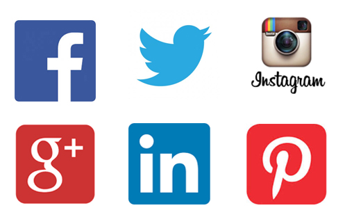 Social Media Channels icons